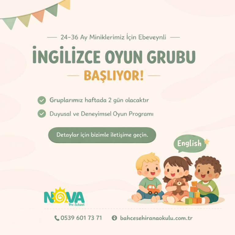 24-36 Ay İngilizce Oyun Grubu